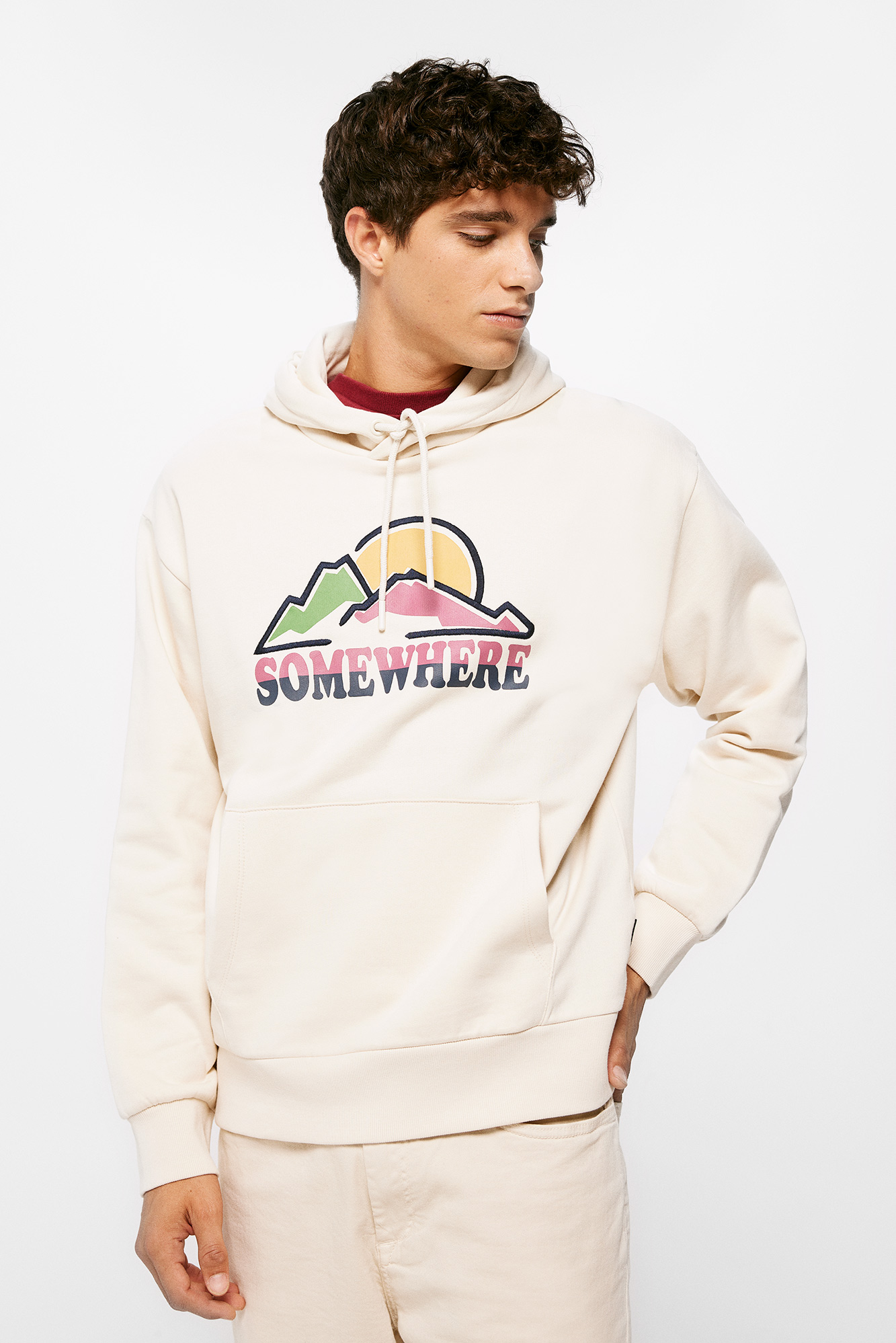 Sudadera Capucha Somewhere Sudaderas De Hombre Springfield Mx