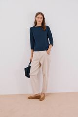 Cortefiel Playera básica barco Azul marino