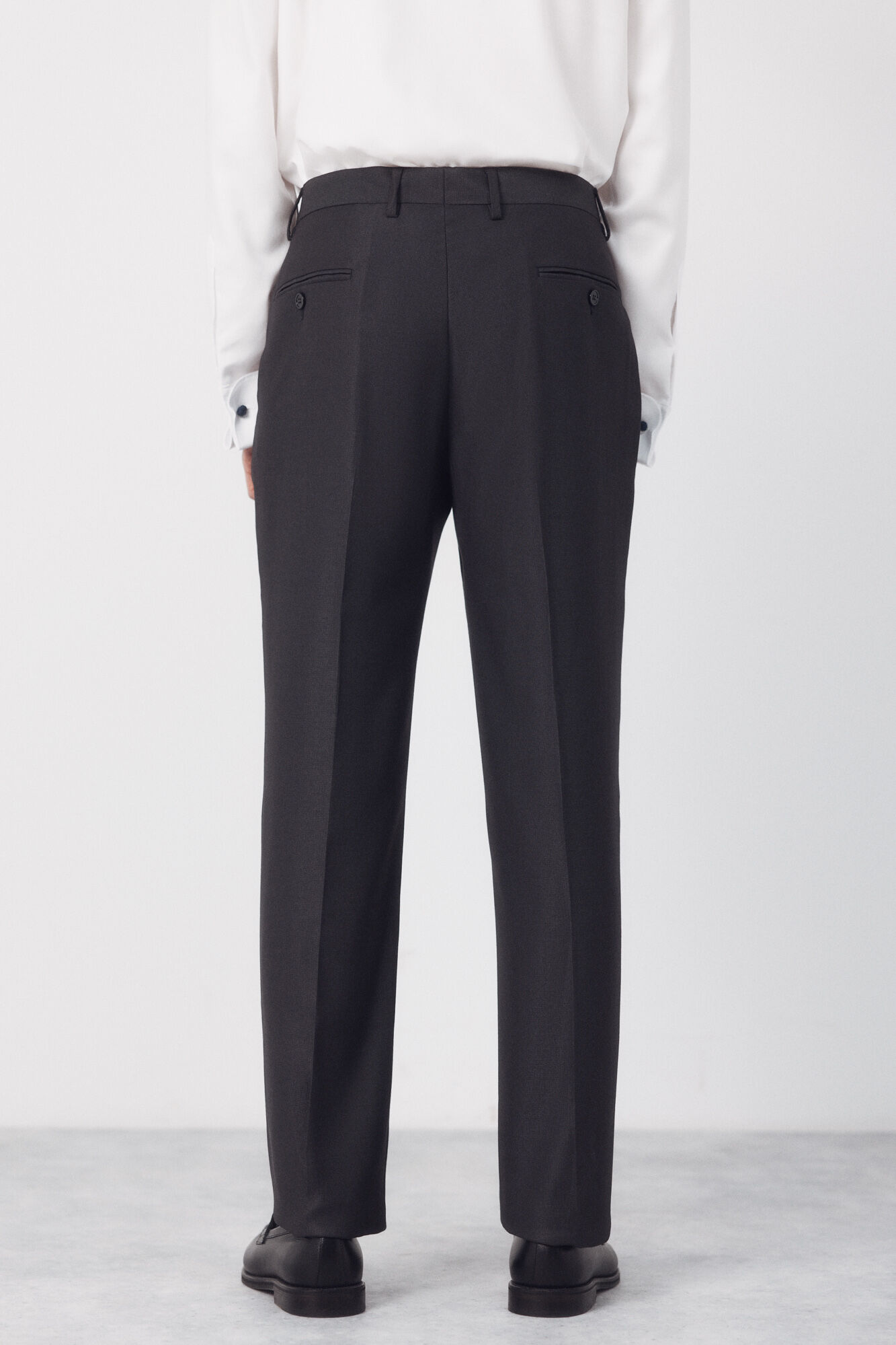 Cortefiel Pantal&oacute;n traje estructura Serie XXI Gris oscuro