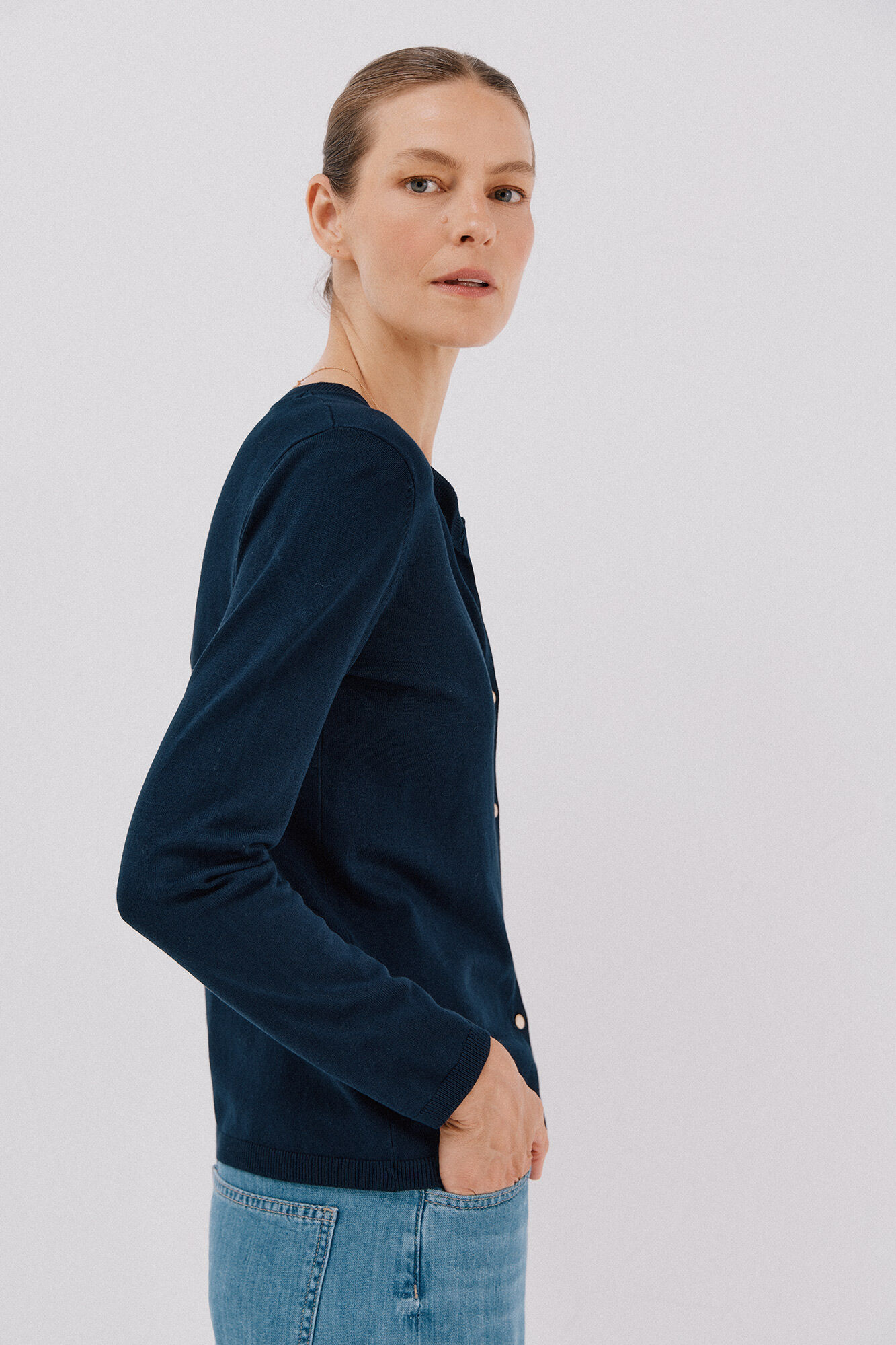 Cortefiel Su&eacute;ter de tejido fino