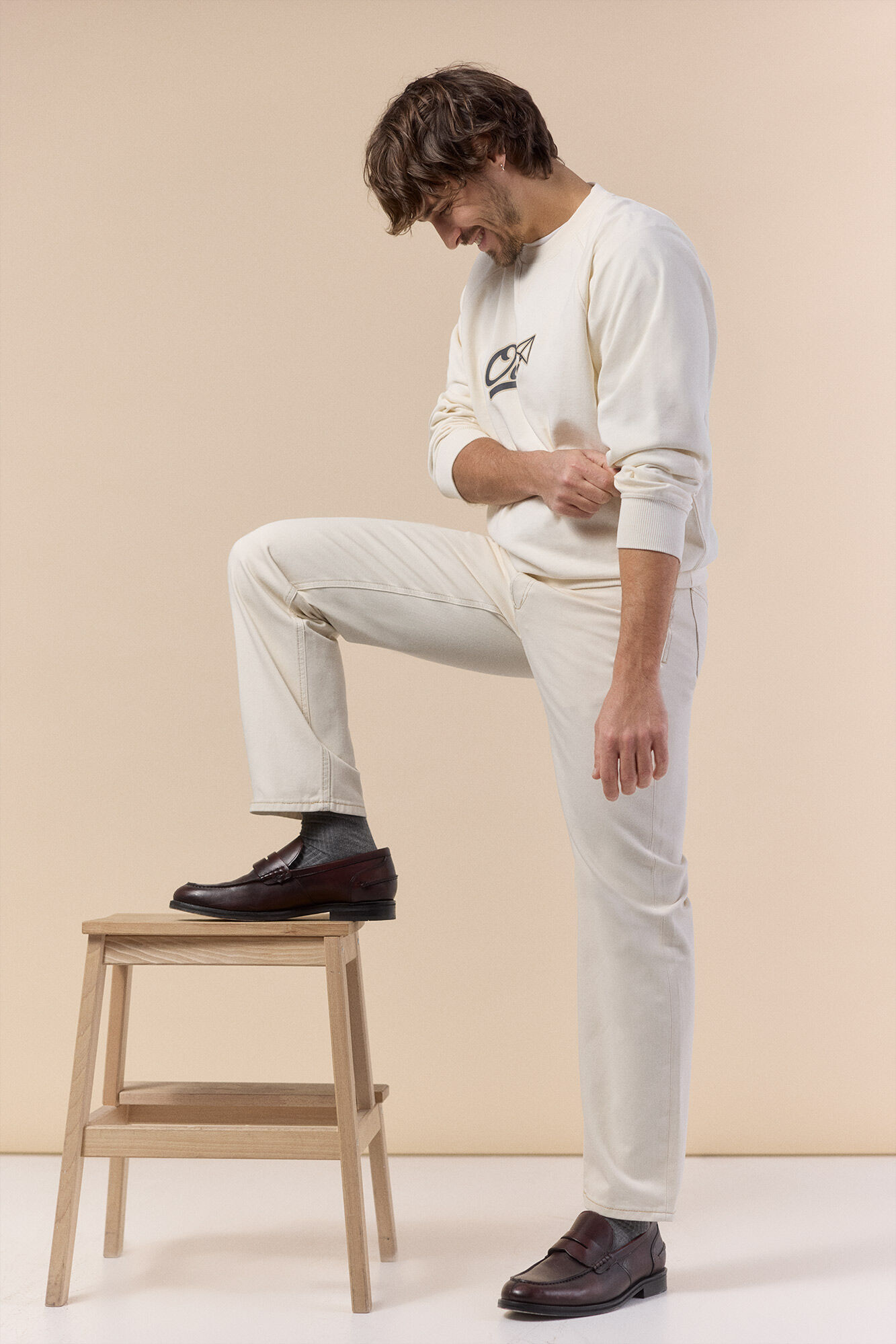 OOTO Sudadera logo cuello redondo