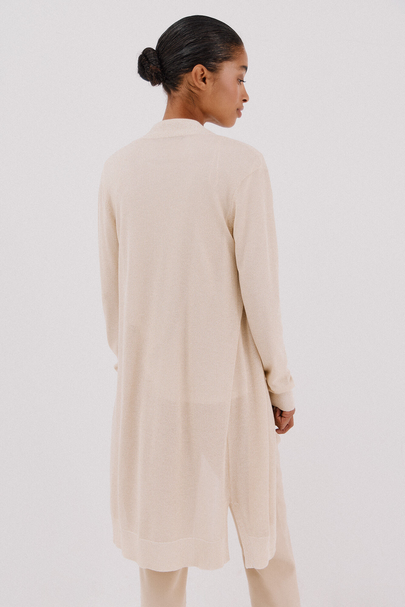 Cortefiel Su&eacute;ter de tejido fino Beige