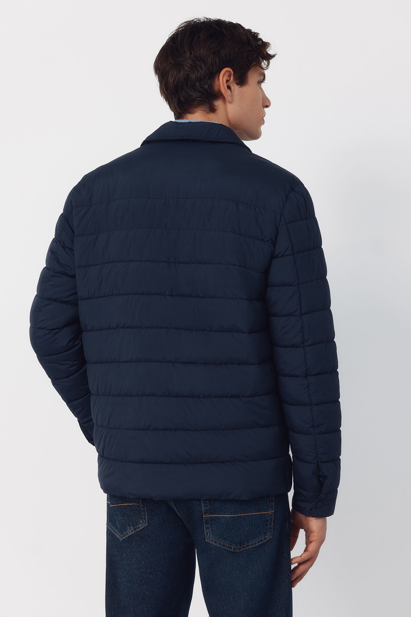 Cortefiel Sobrecamisa acolchada ultralight Azul marino