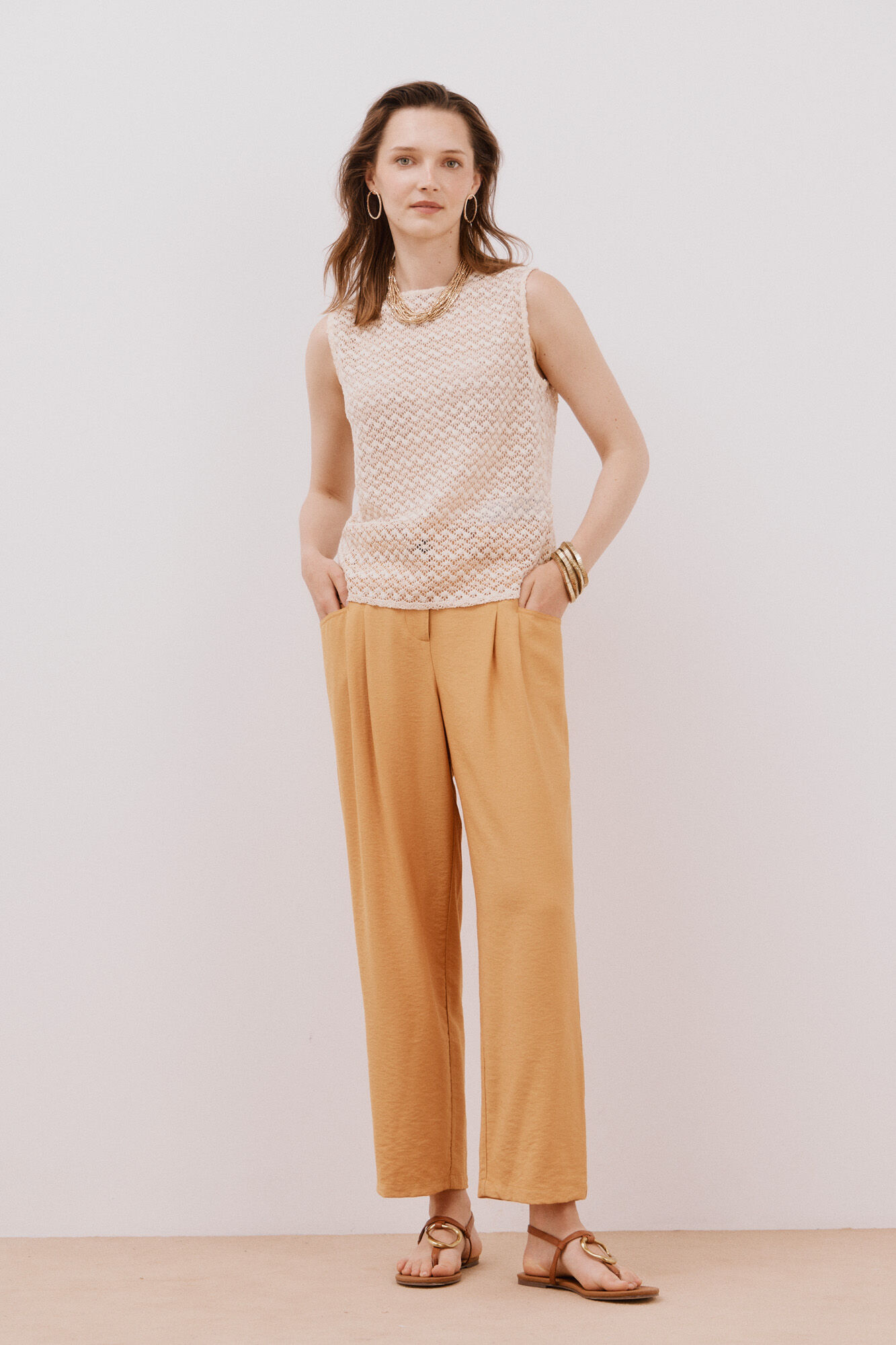 Cortefiel Top estructura l&uacute;rex