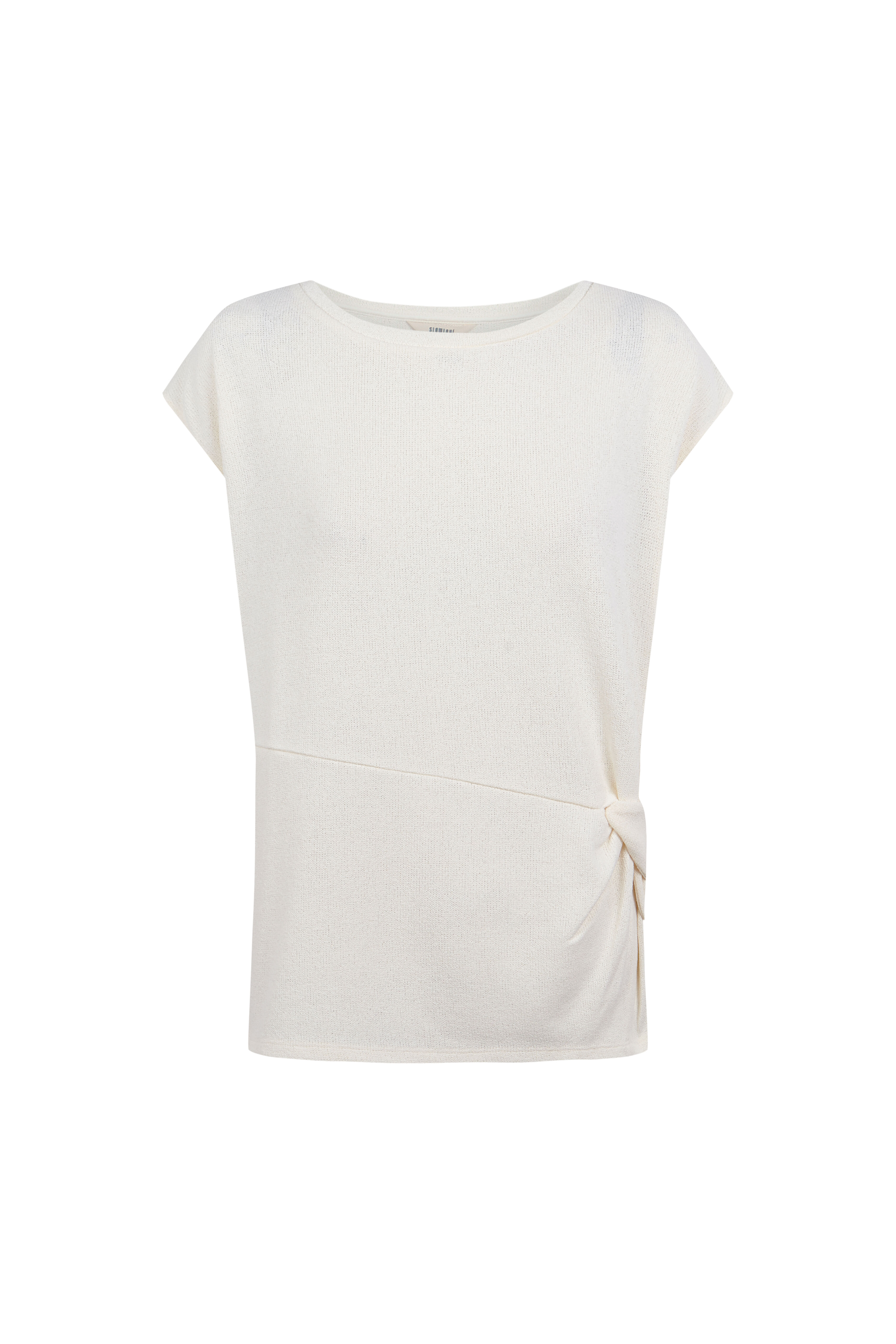 Slowlove Top estructura nudo Marfil