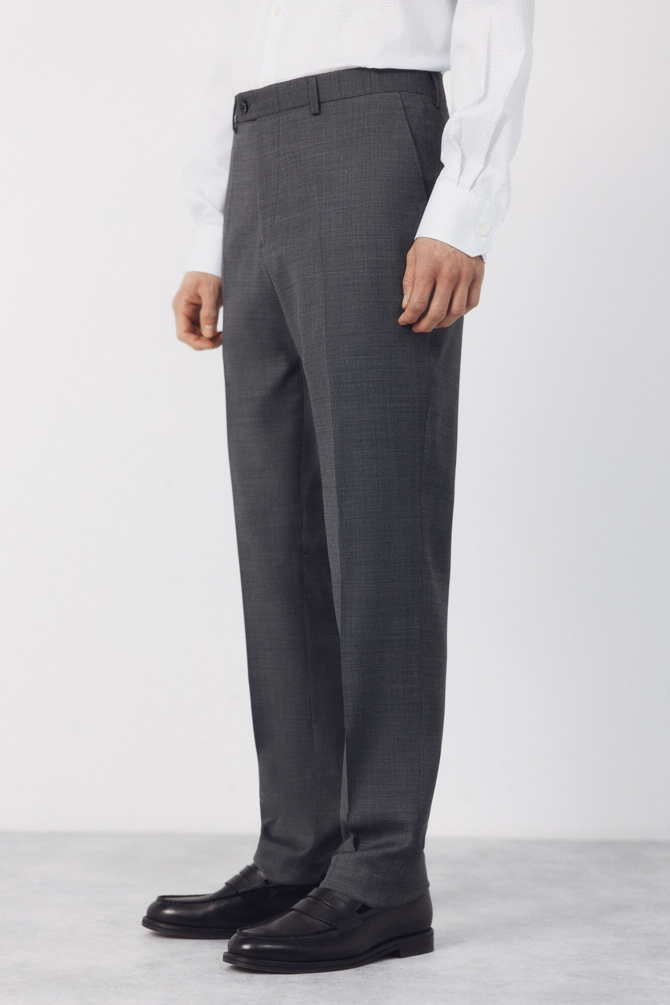 Cortefiel Pantal&oacute;n traje dynamic estructura gris Gris oscuro