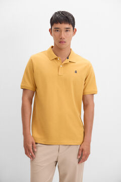 Cortefiel Polo básico Dorado