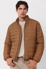 Cortefiel Cazadora acolchada ultralight Camel