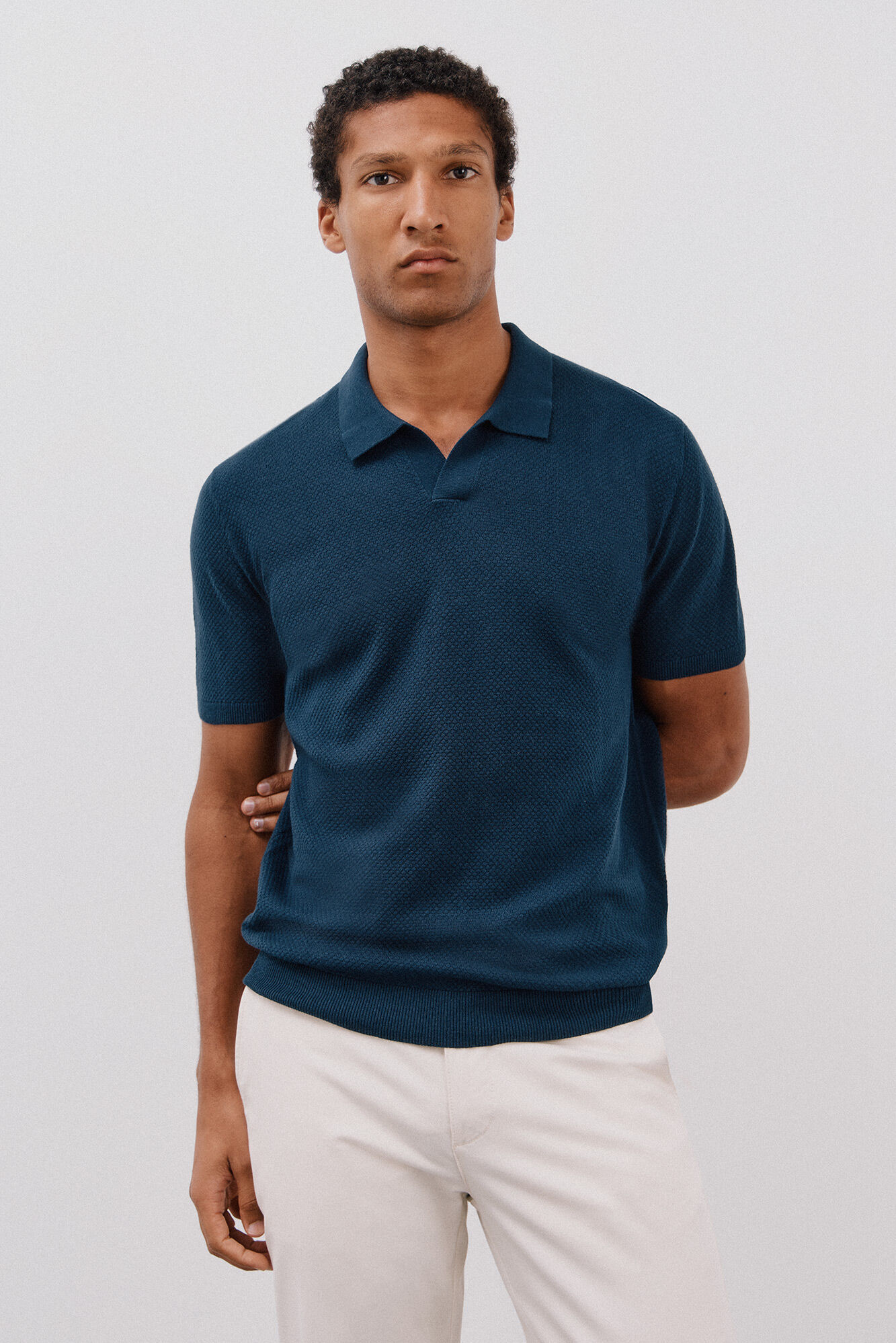 Cortefiel Su&eacute;ter polo manga corta 