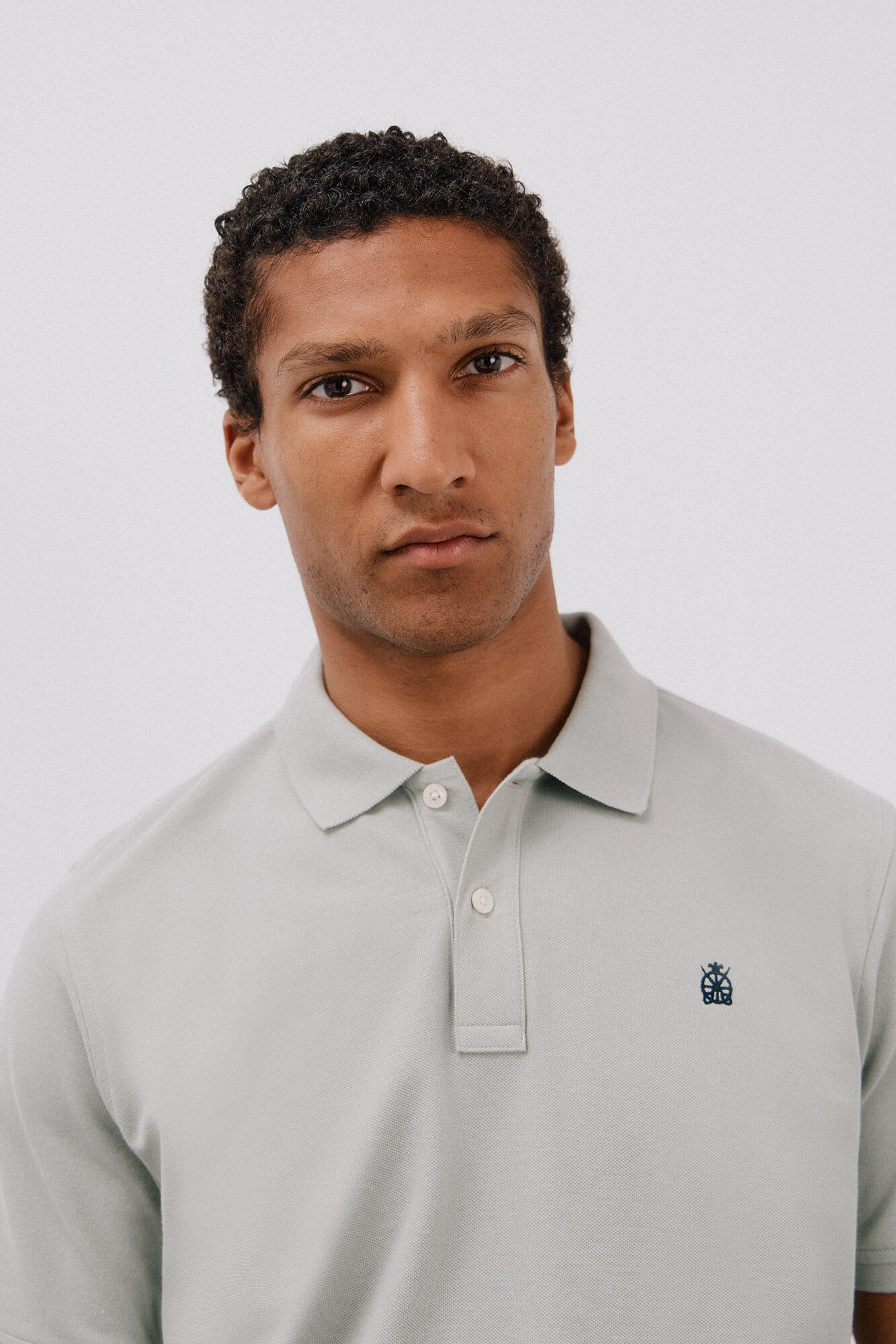 Cortefiel Polo b&aacute;sico piqu&eacute; Kaki