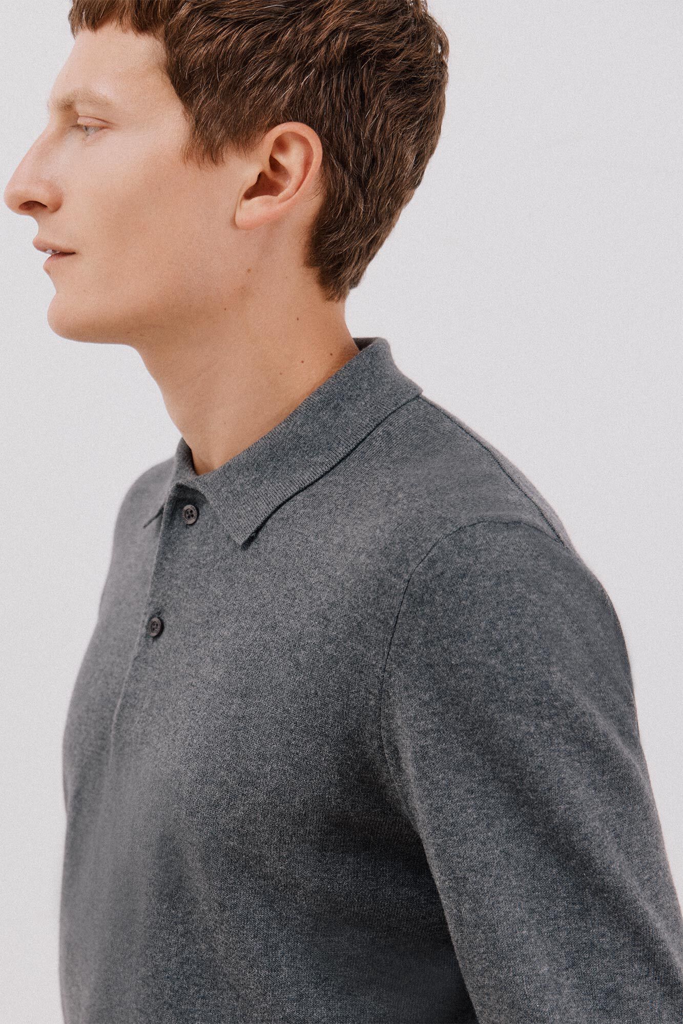 Cortefiel Su&eacute;ter algod&oacute;n cashmere cuello redondo ajustado