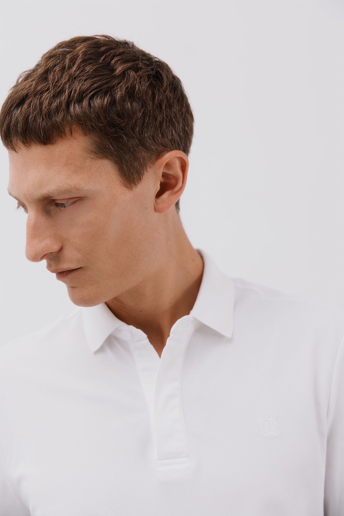 Cortefiel Polo regular fit Blanco