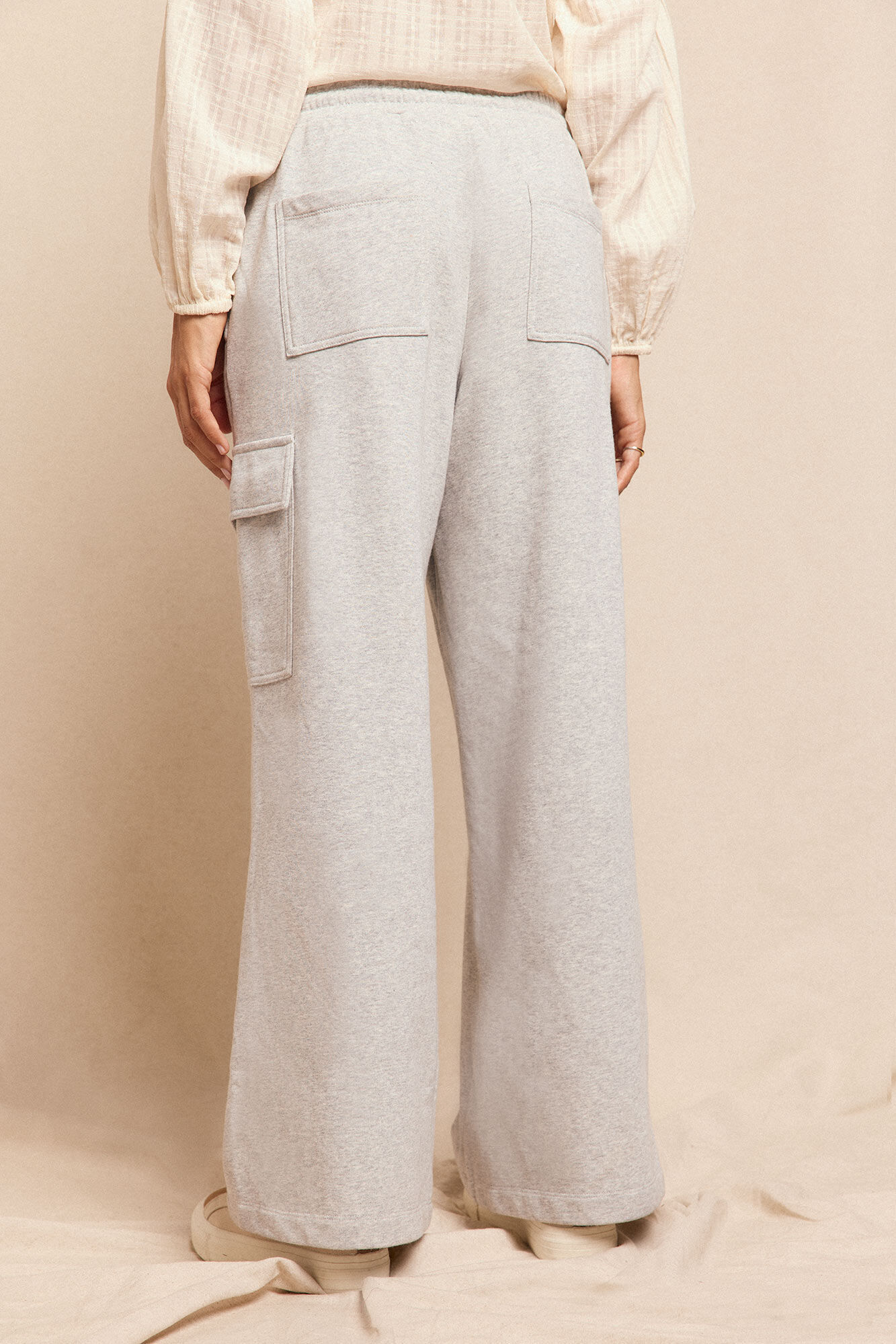 Slowlove Pantal&oacute;n de chandal cargo Gris