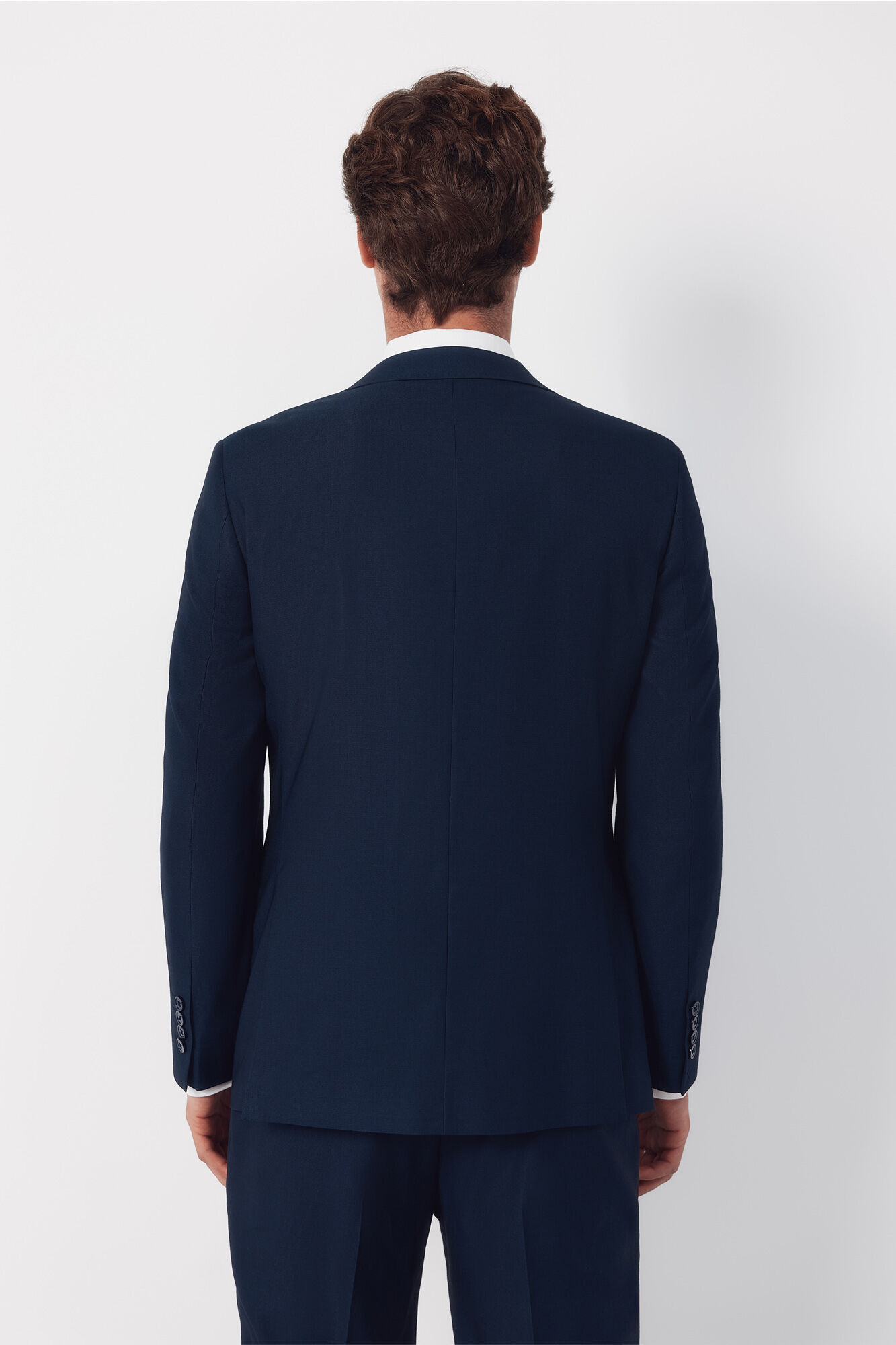 Cortefiel Americana traje estructura Serie XXI Azul marino