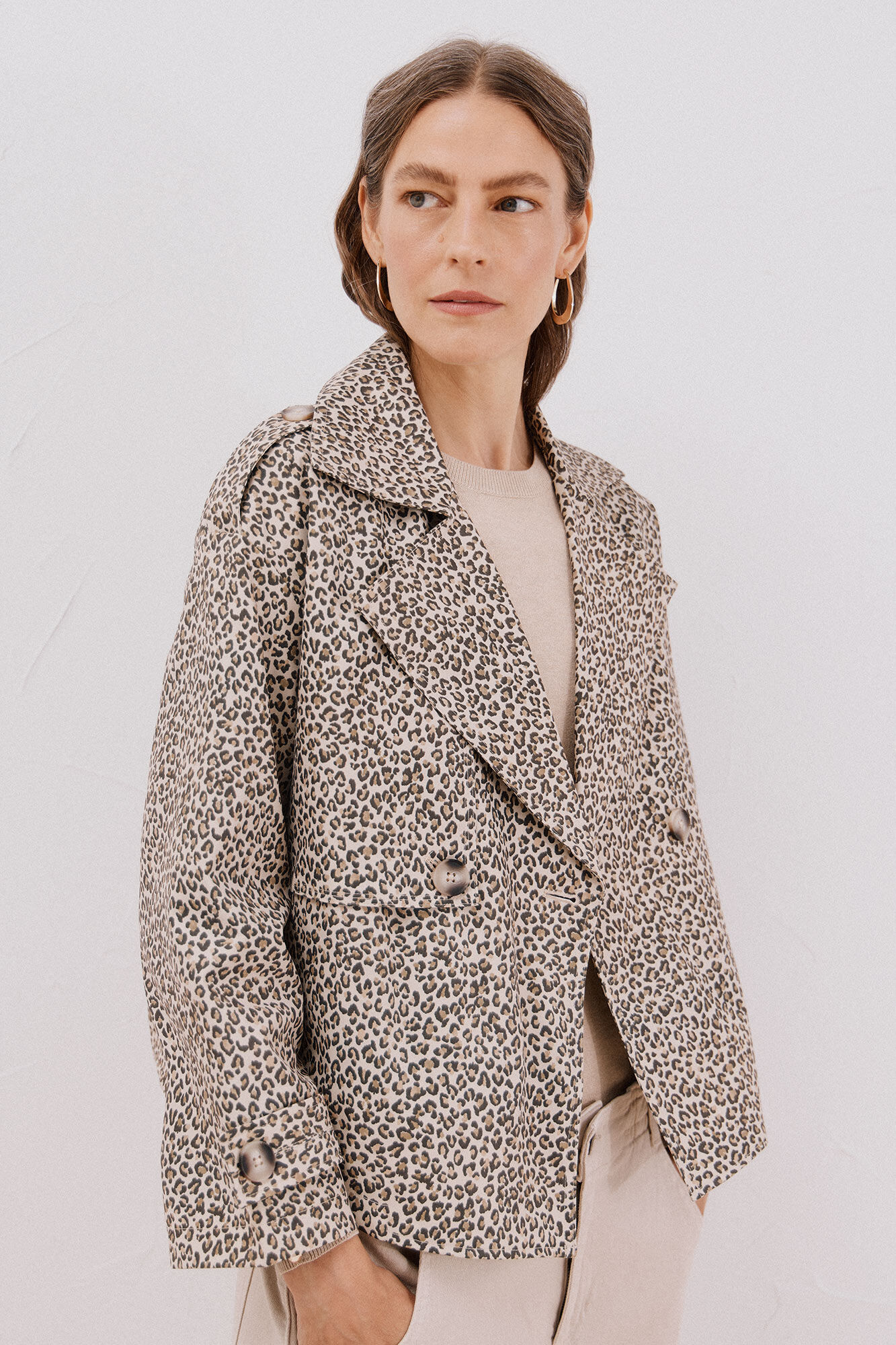 Cortefiel Gabardina corta