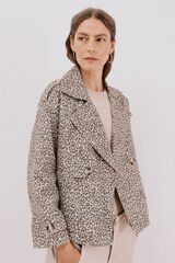 Cortefiel Gabardina corta Multicolor