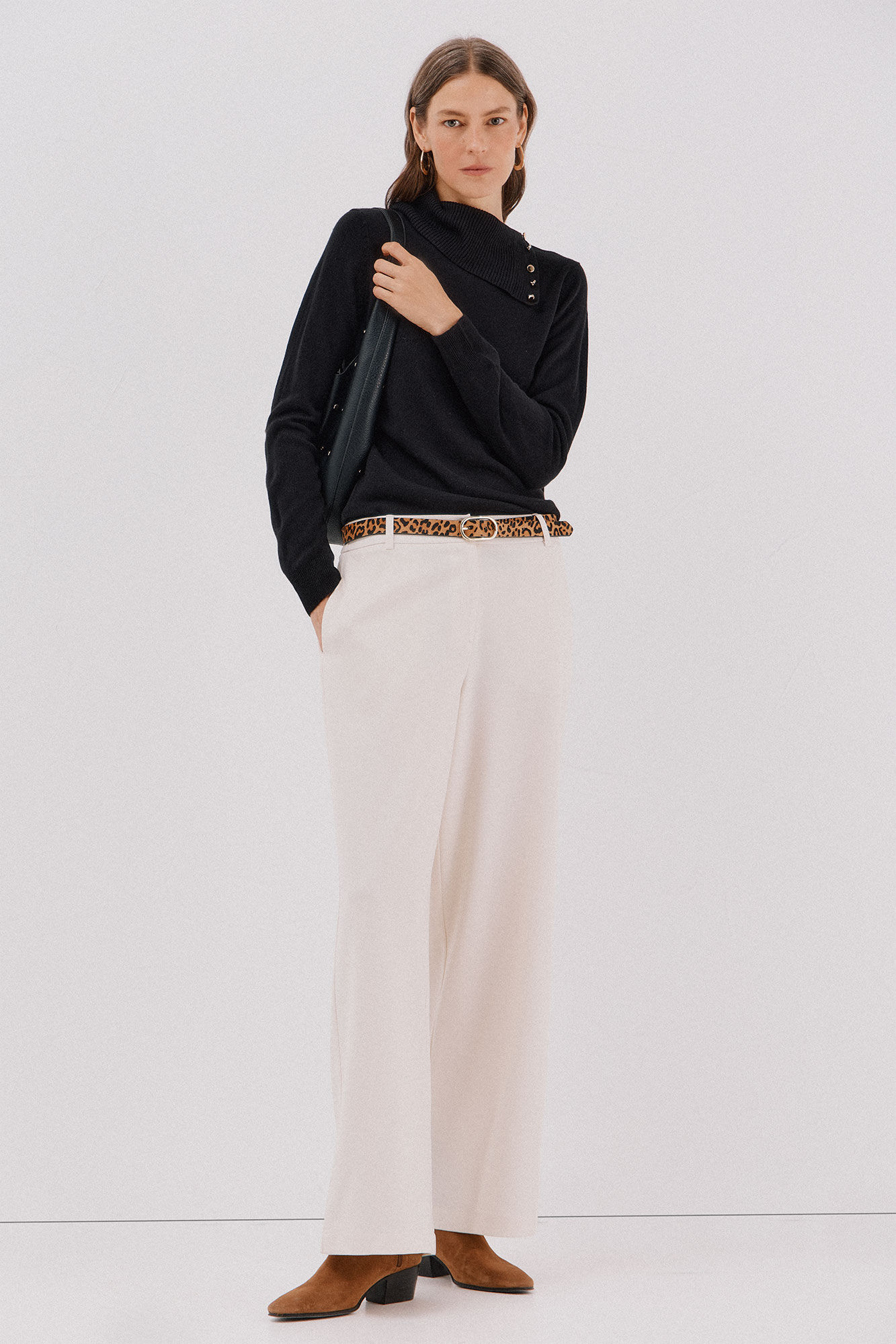 Cortefiel Su&eacute;ter cuello botones