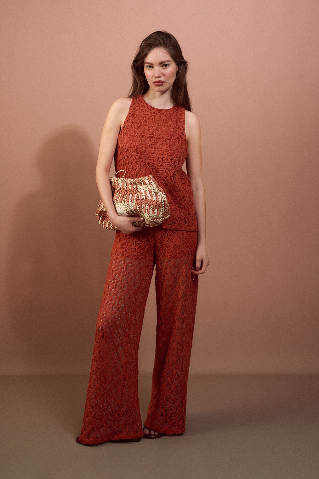Slowlove Top estructura Naranja