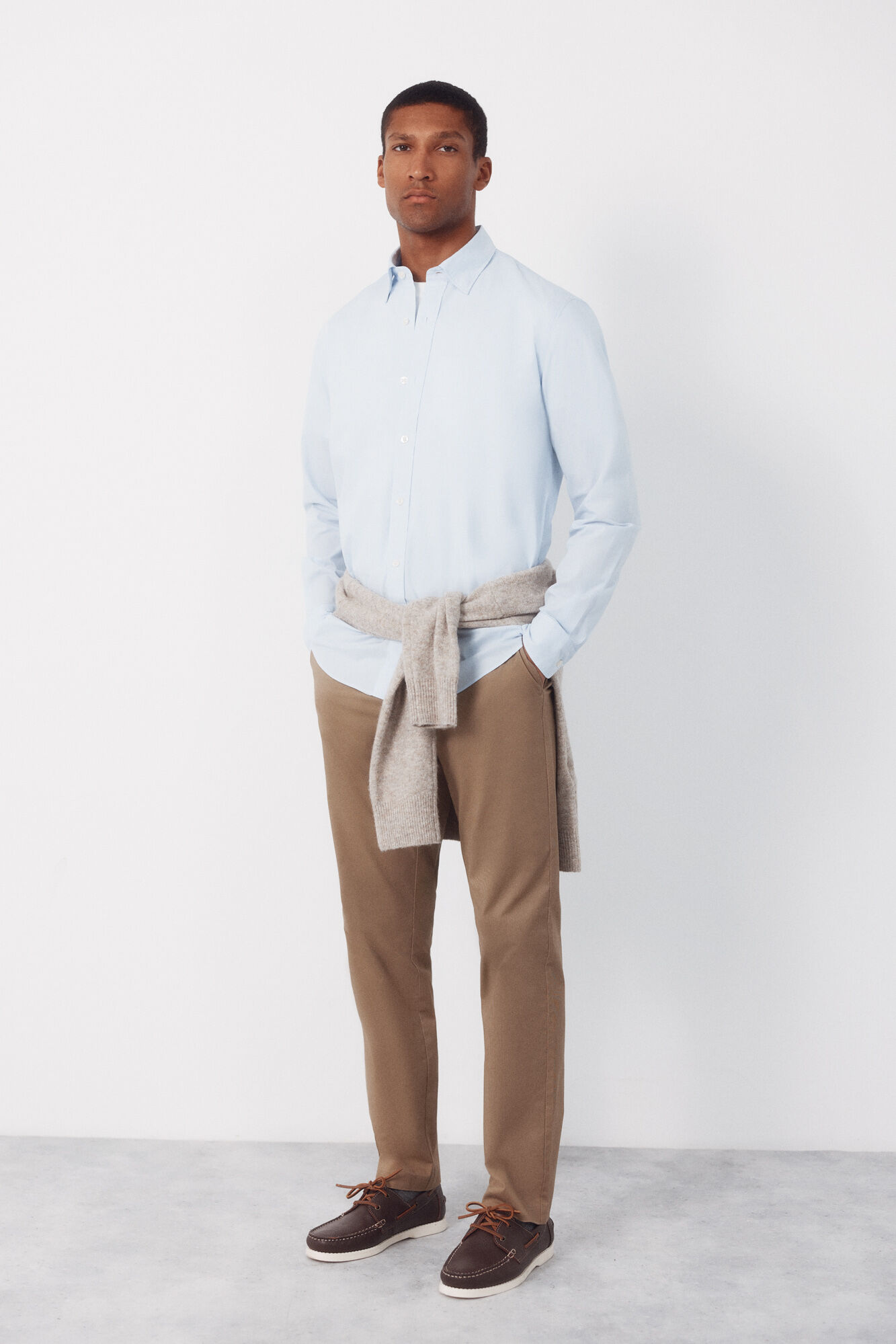 Cortefiel Pantal&oacute;n chino microprint regular