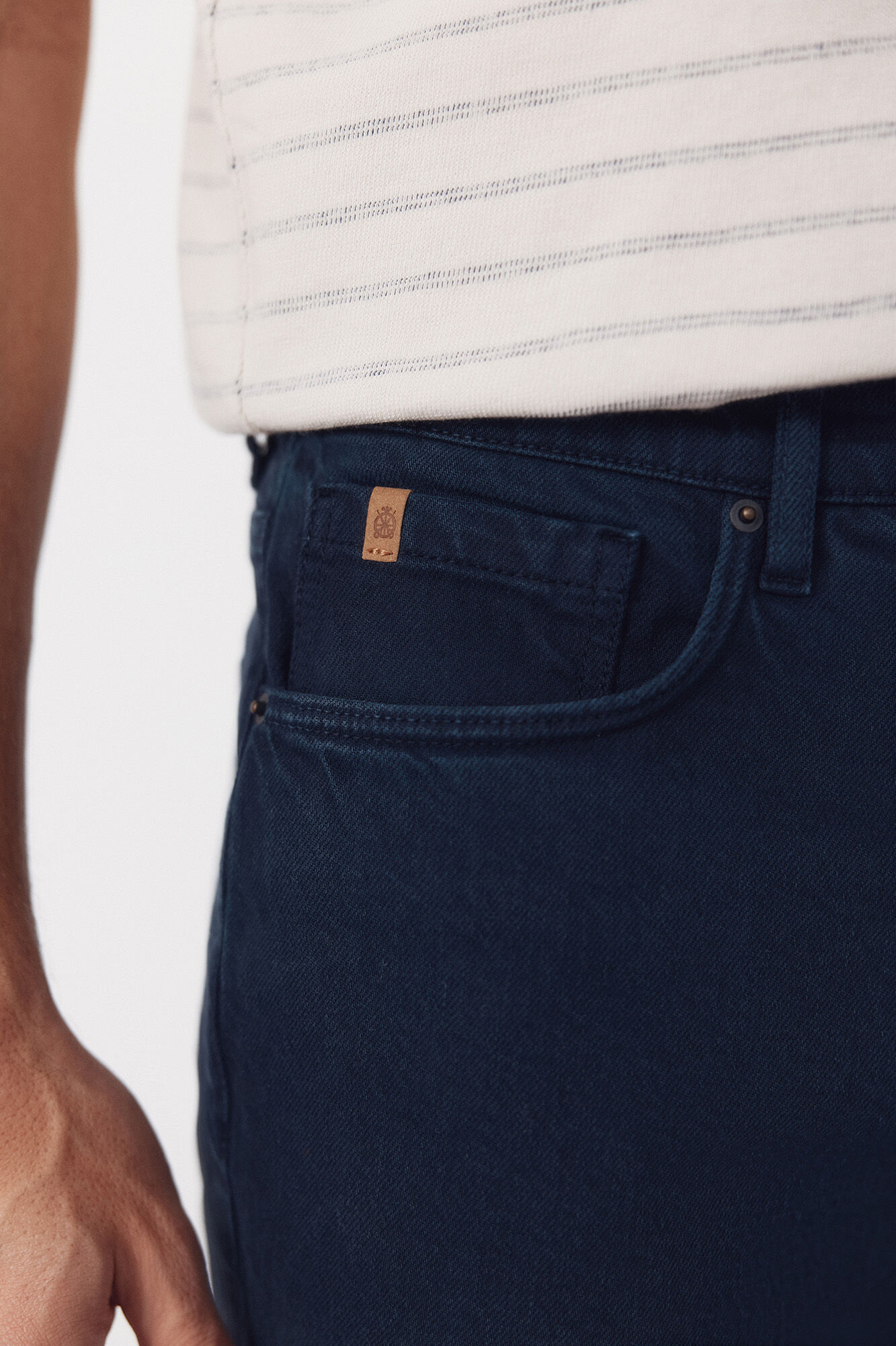Cortefiel Bermuda denim color regular Azul marino