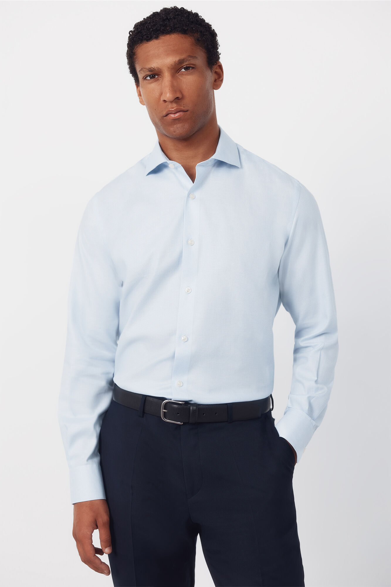 Cortefiel Camisa vestir otom&aacute;n slim fit f&aacute;cil plancha