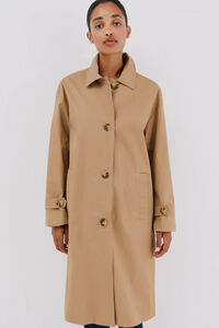 Cortefiel Gabardina larga con botones centrales