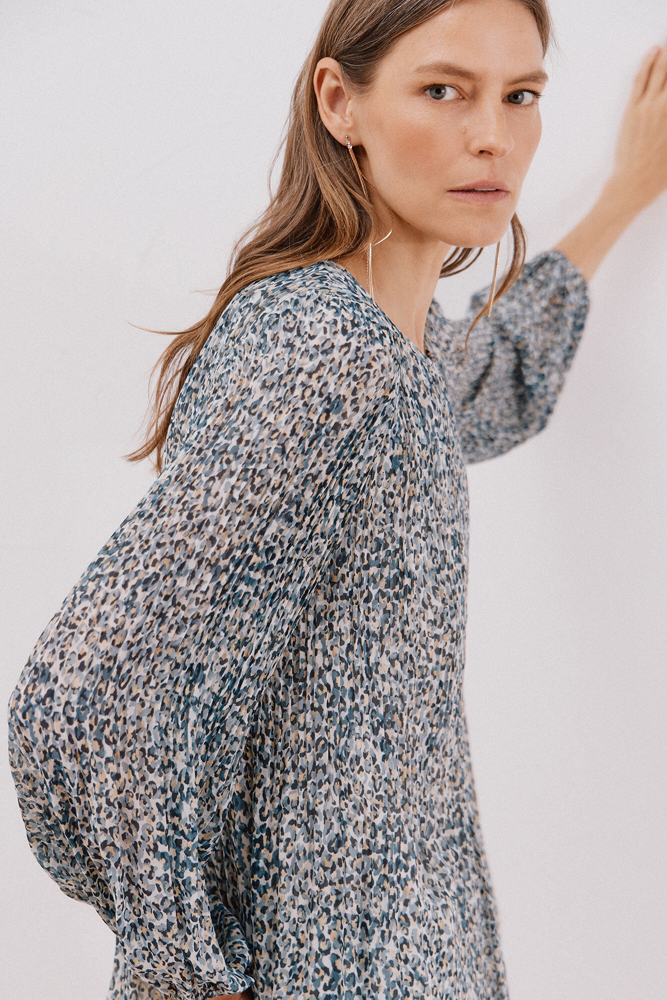 Cortefiel Blusa plisada