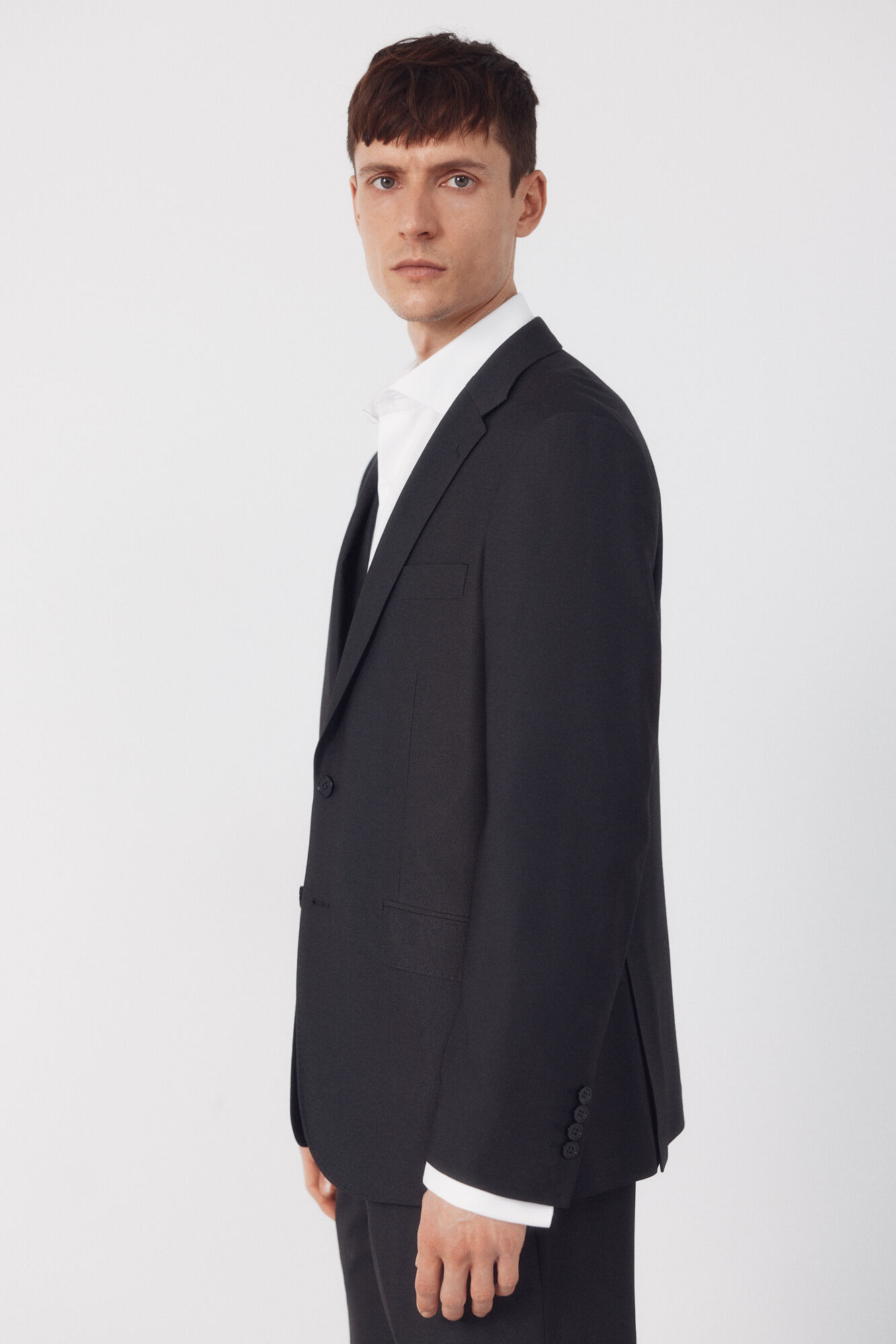 Cortefiel Americana traje estructura Serie XXI Gris oscuro