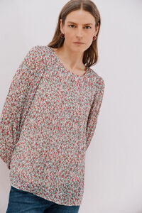 Cortefiel Blusa plisada