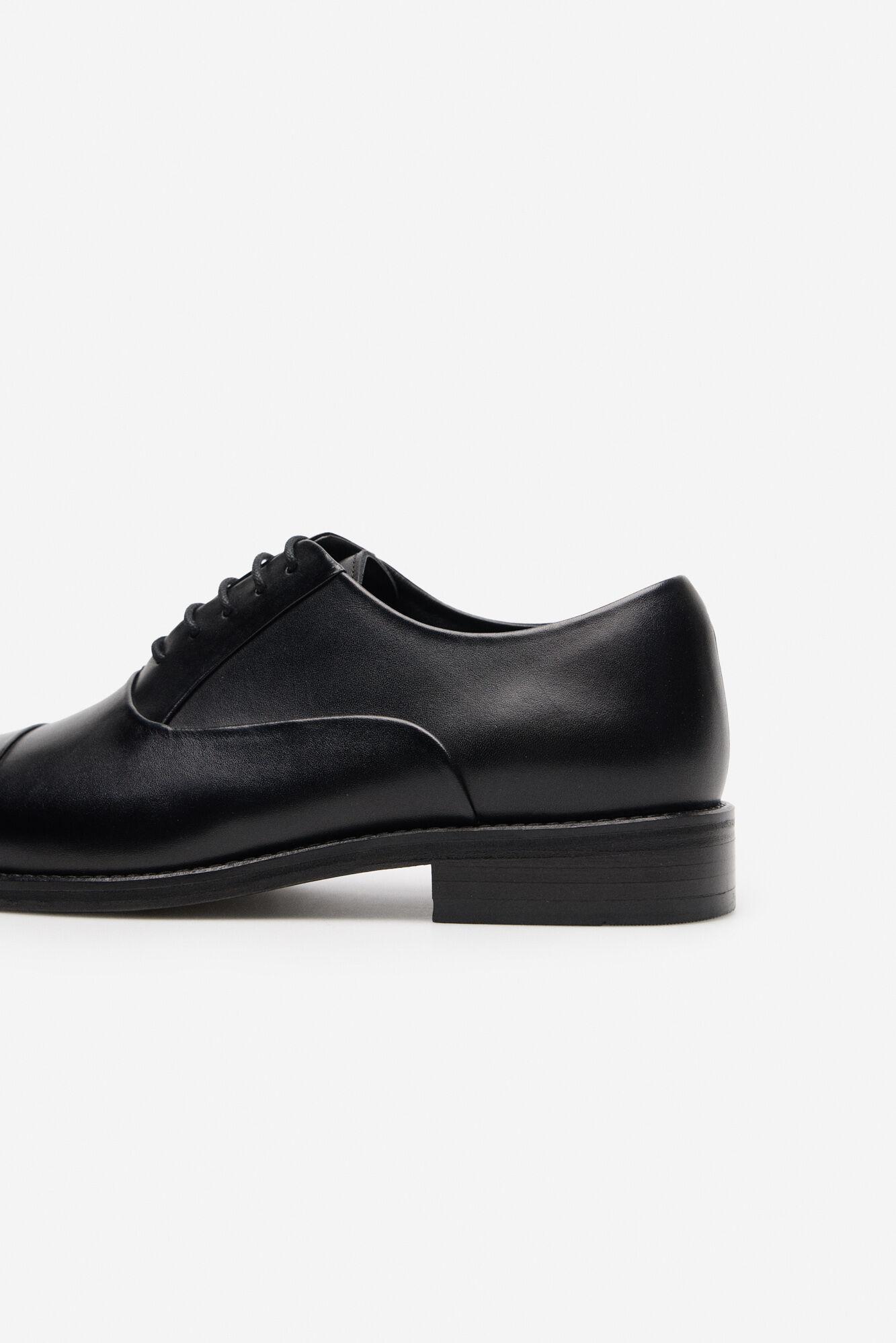 Cortefiel Zapato de vestir con cordones Negro