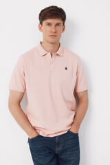 Cortefiel Polo b&aacute;sico piqu&eacute; Rosa