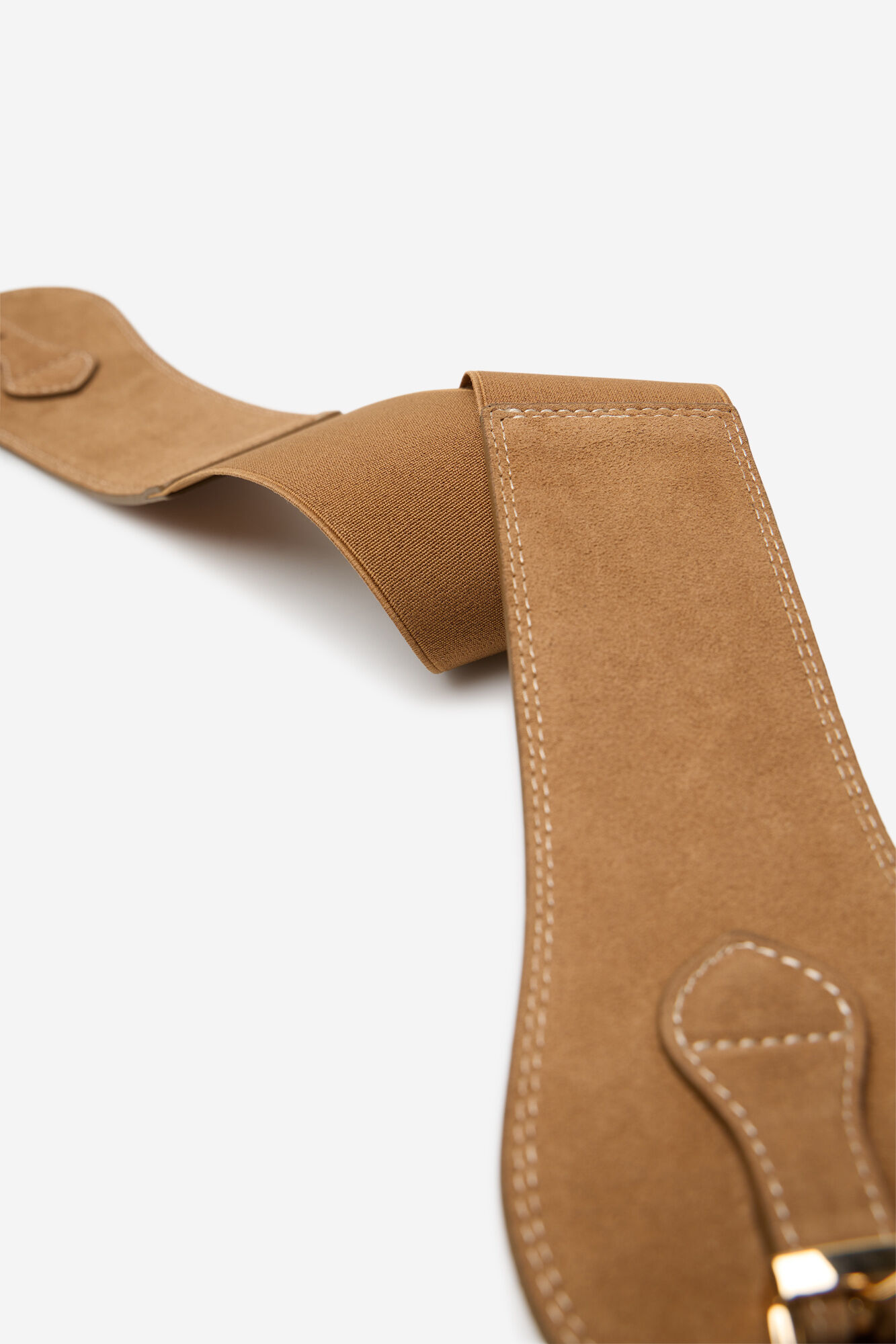 Cortefiel Split leather sash belt