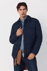 Cortefiel Sobrecamisa acolchada ultralight Azul marino