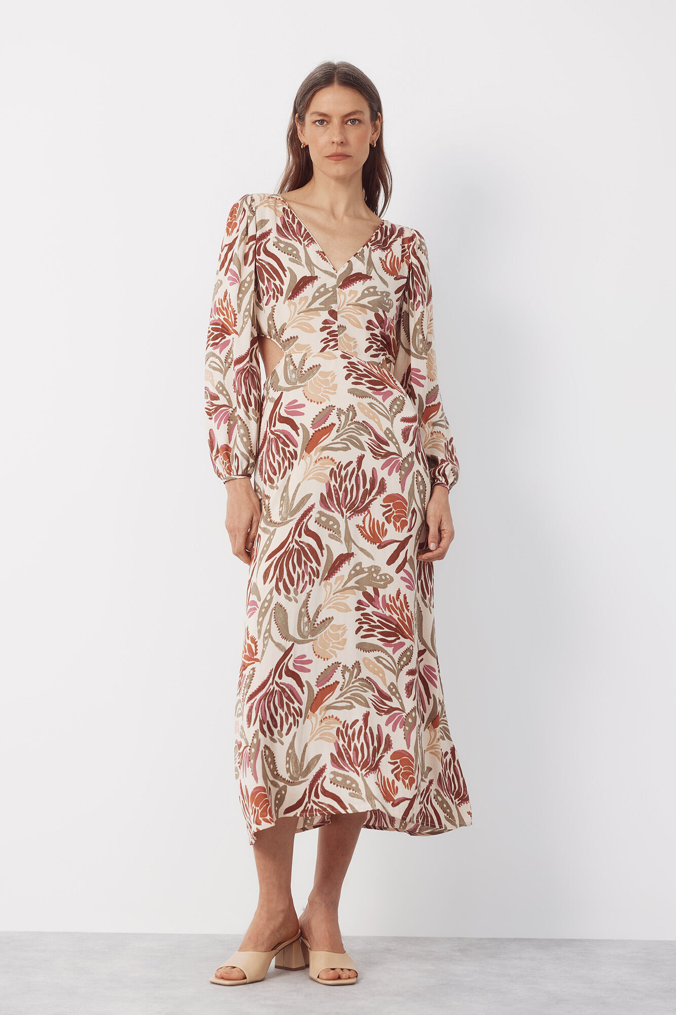 Cortefiel Vestido estampado