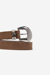 Cortefiel Cinturón cowboy topo Beige