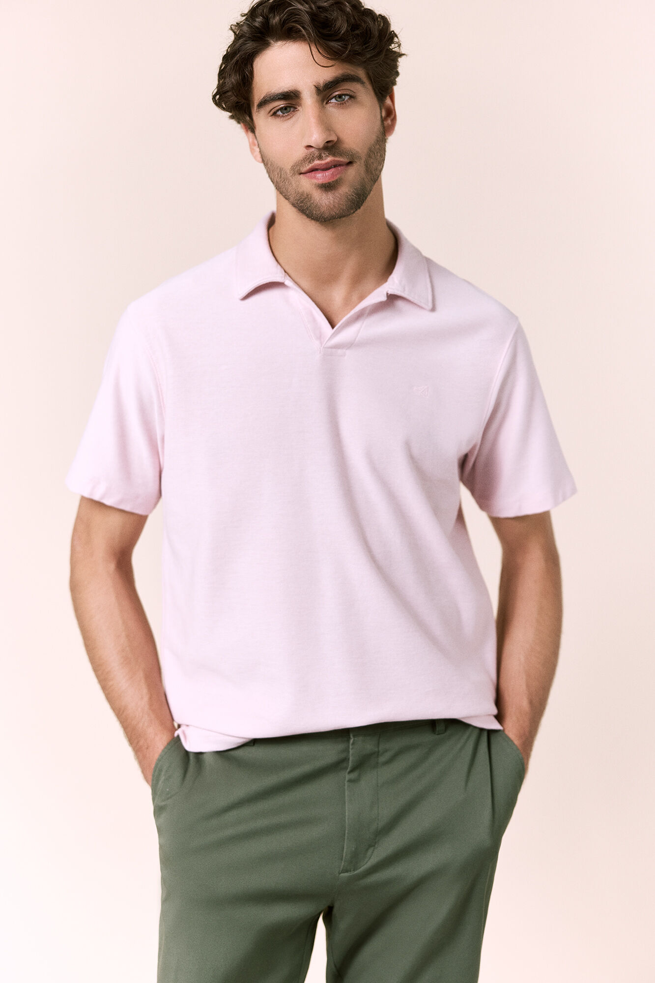 OOTO Polo piqu&eacute; cuello en V