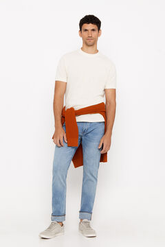 Cortefiel Pantalón denim slim fit dynamic Azul