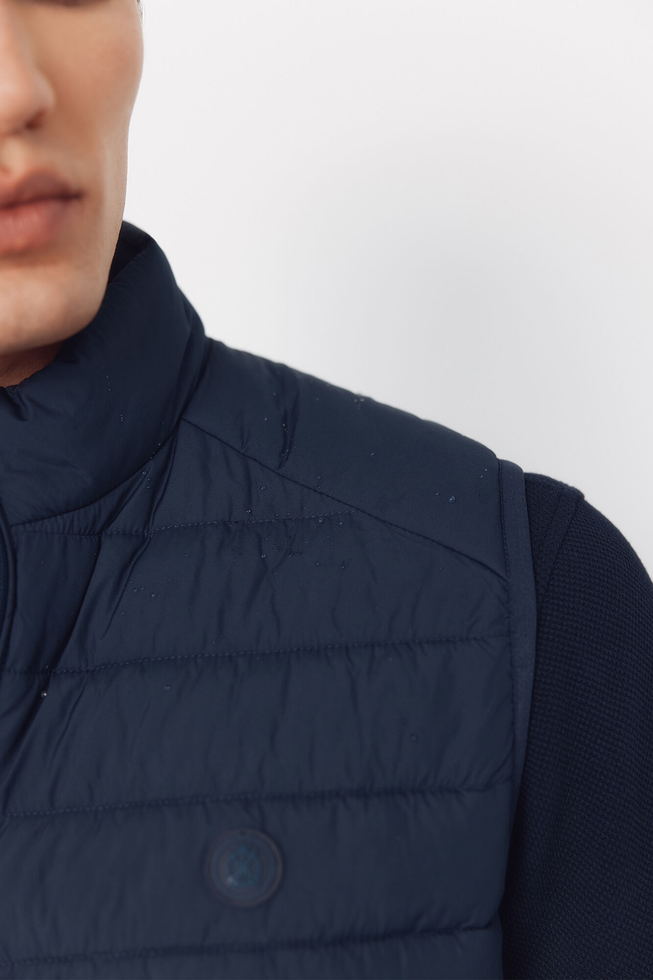 Cortefiel Chaleco acolchado ultralight Azul marino