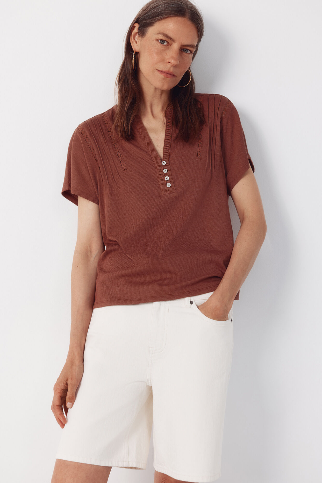 Cortefiel Playera de quillas