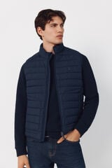 Cortefiel Chaleco acolchado ultralight Azul marino