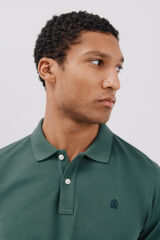 Cortefiel Polo básico piqué Verde