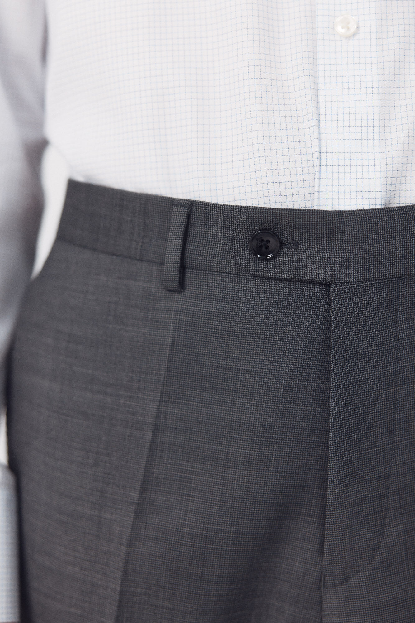 Cortefiel Pantal&oacute;n traje dynamic estructura gris Gris oscuro