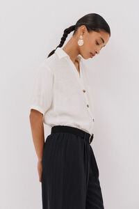 Cortefiel Camisa estampado animal