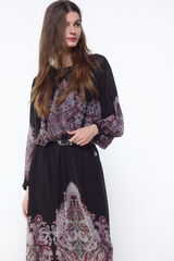 Slowlove Blusa estampada Estampado gris