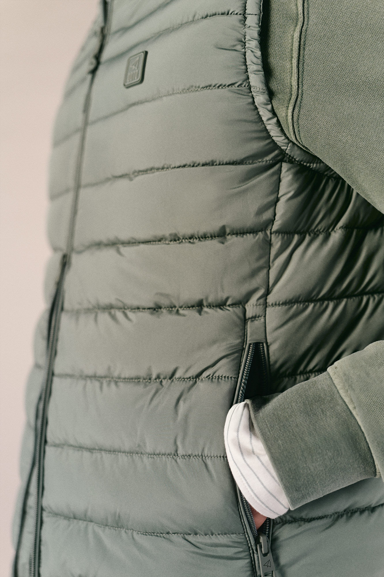 OOTO Chaleco acolchado ultralight Kaki