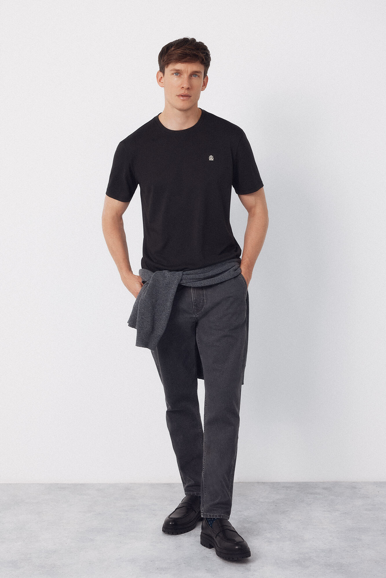 Cortefiel Camiseta COOLMAX&reg; Negro