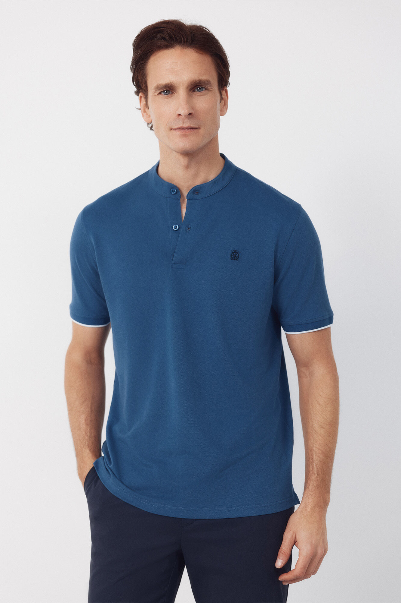 Cortefiel Polo cuello mao