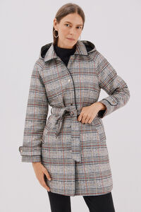 Cortefiel Gabardina con tejido satinado