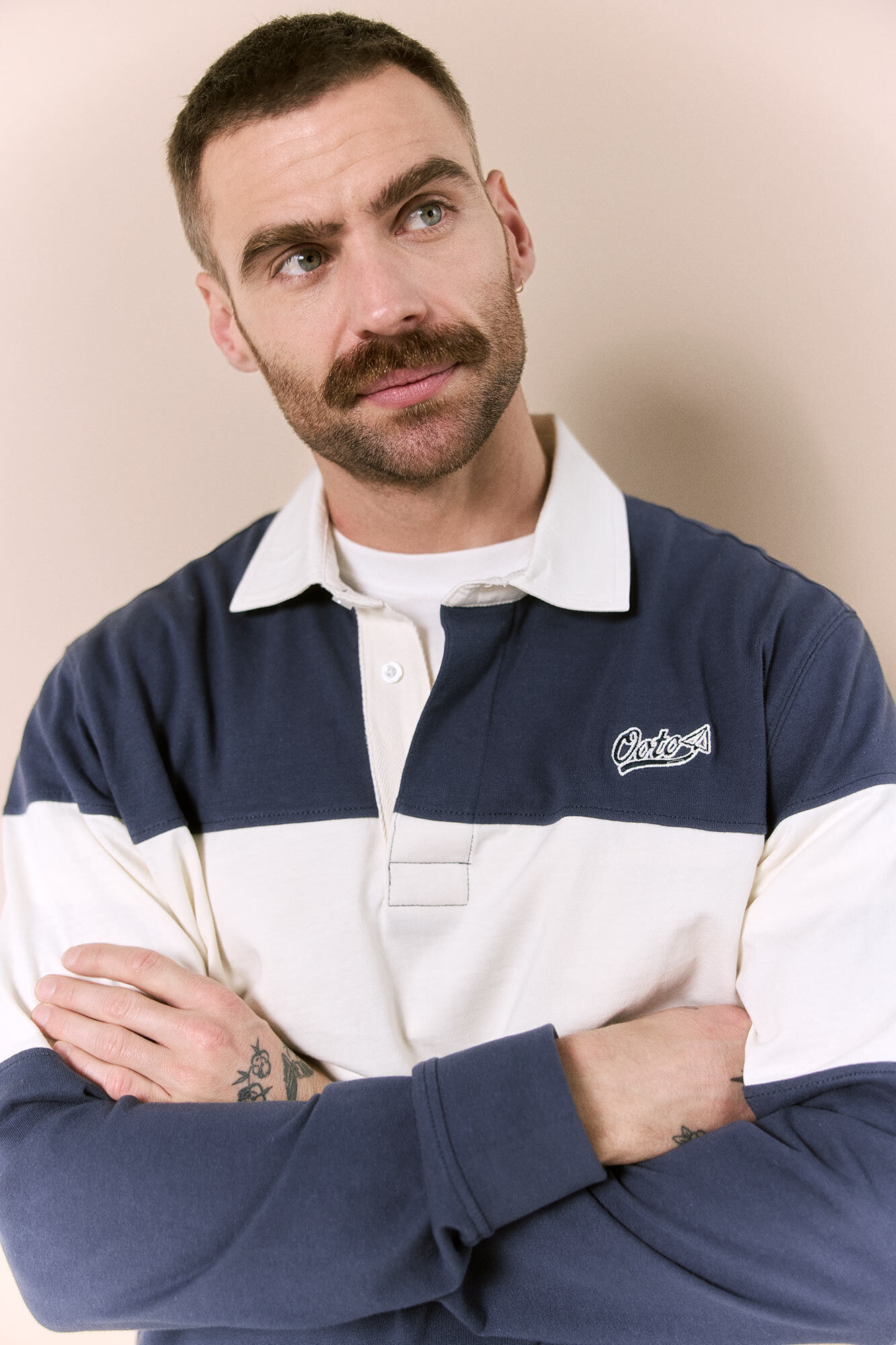 OOTO Polo rugby manga larga