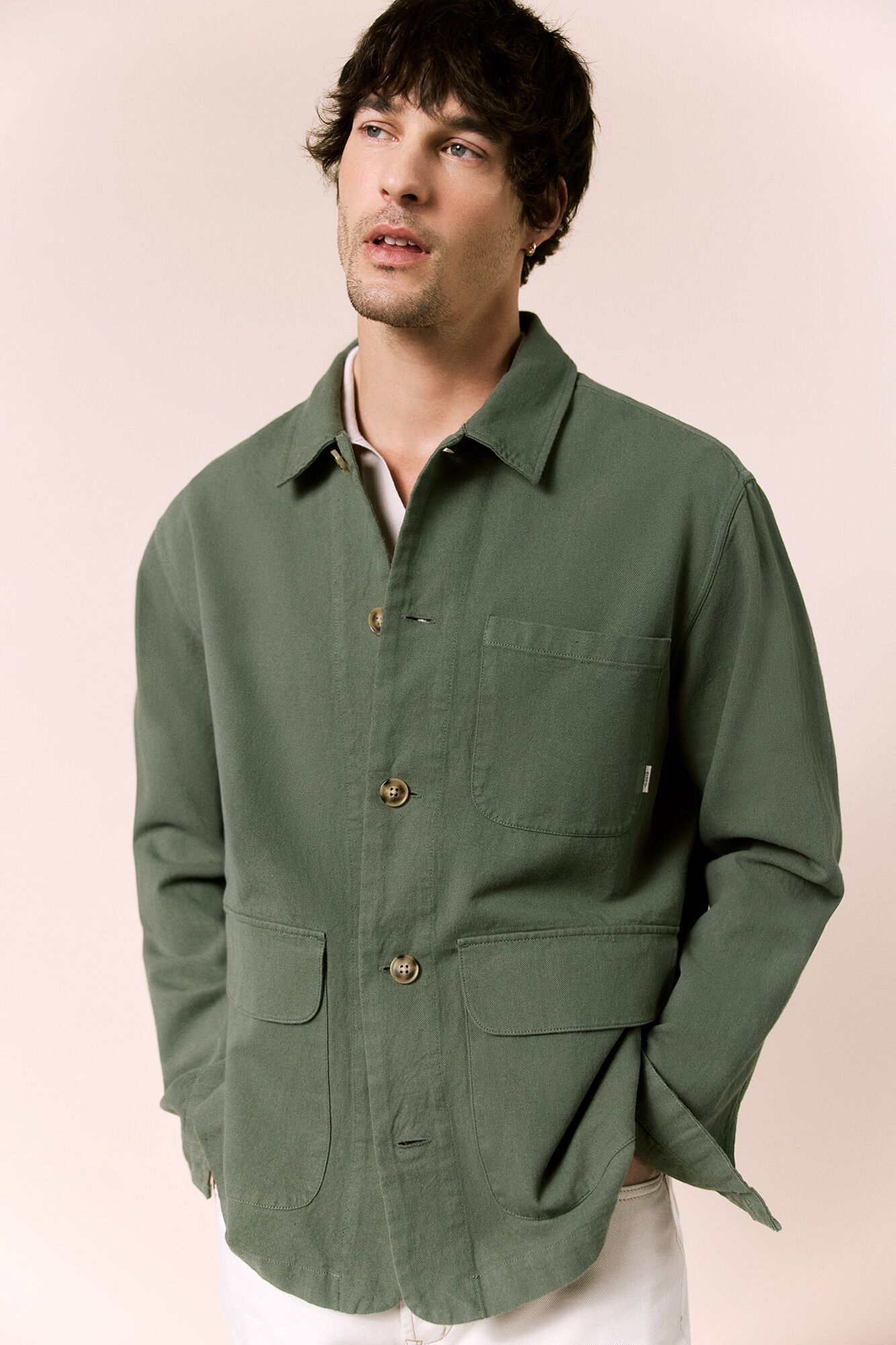 OOTO Sobrecamisa algod&oacute;n lino